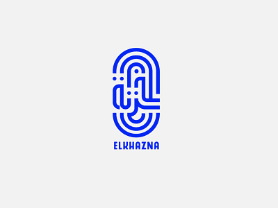 EL-KHAZNA arabic arabicfont arabicypography branding design illustration logo typography