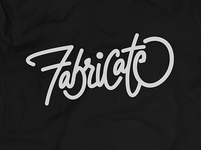 Fabricate (unused) custom type hip hop lettering tshirt design