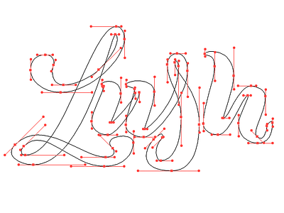 Lush Vector brush lettering custom custom type lettering letteringbrush lushlife pen type design