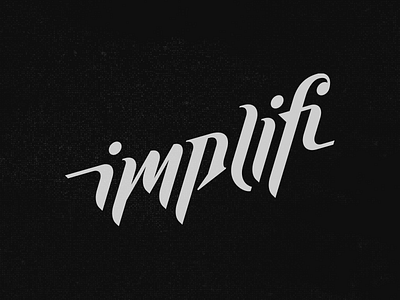 Implifi Logo-Type custom type hand lettering letters logo retro retro logo type design vintage type