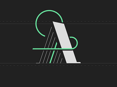 36 Days of Type Day 01 | A 36daysoftype letter design lettering type design typography