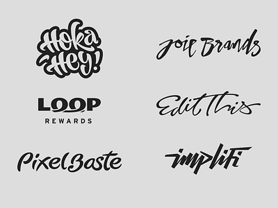 Logo Design Col./02 bespoke branding custom type font design lettering logo logo design logotype