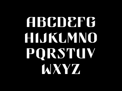 REVOKE Alphabet (crafted) branding custom type font design type design typography