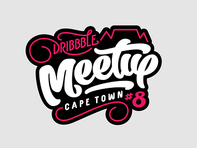 Dribbble Meetup Badge Design