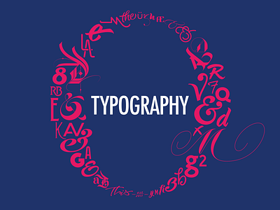 Typography Matters | Slide Opener for Dribbble Meetup branding custom type font design logo logotype type design typography
