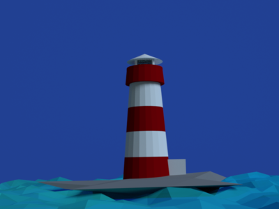 Blender Lighthouse 3d art blender blender 3d design