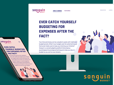 Sanguin Budget Landing Page