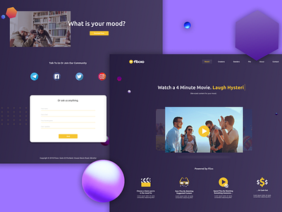 Flixxo Website crypto crypto currency landing page minimal ui ux user interface video video hosting web webdesign website