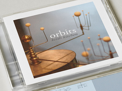 Keith Kitchen CD "Orbits" (2018) cd package