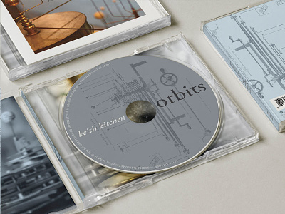 Keith Kitchen CD "Orbits" (2018) cd packaging