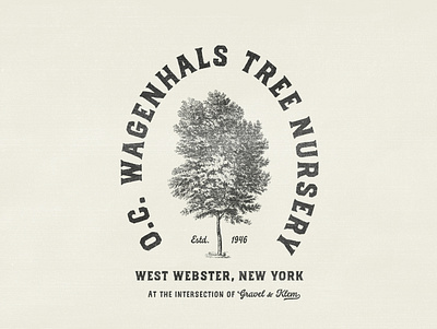 O.C. Wagenhals Heritage Mark branding graphic design heritage identity logo mark tree typography vintage