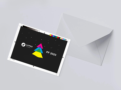 PF 2023 for printer card design envelope greeting pf printer