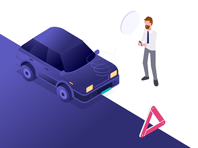 Car and man car design draw guy illustration interface isometric man mobile phone technology ui ux vector