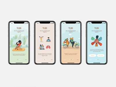 Yubi app concept, work in progress