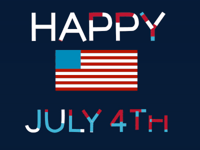 Happy Fourth of July! fourth of july graphic design illustration motion graphics