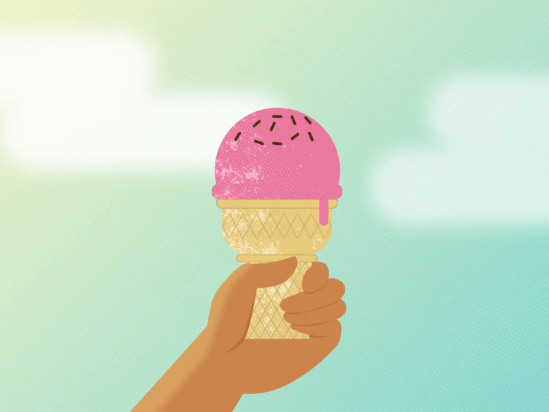 Ice Cream animation ice cream illustration motion graphics summer