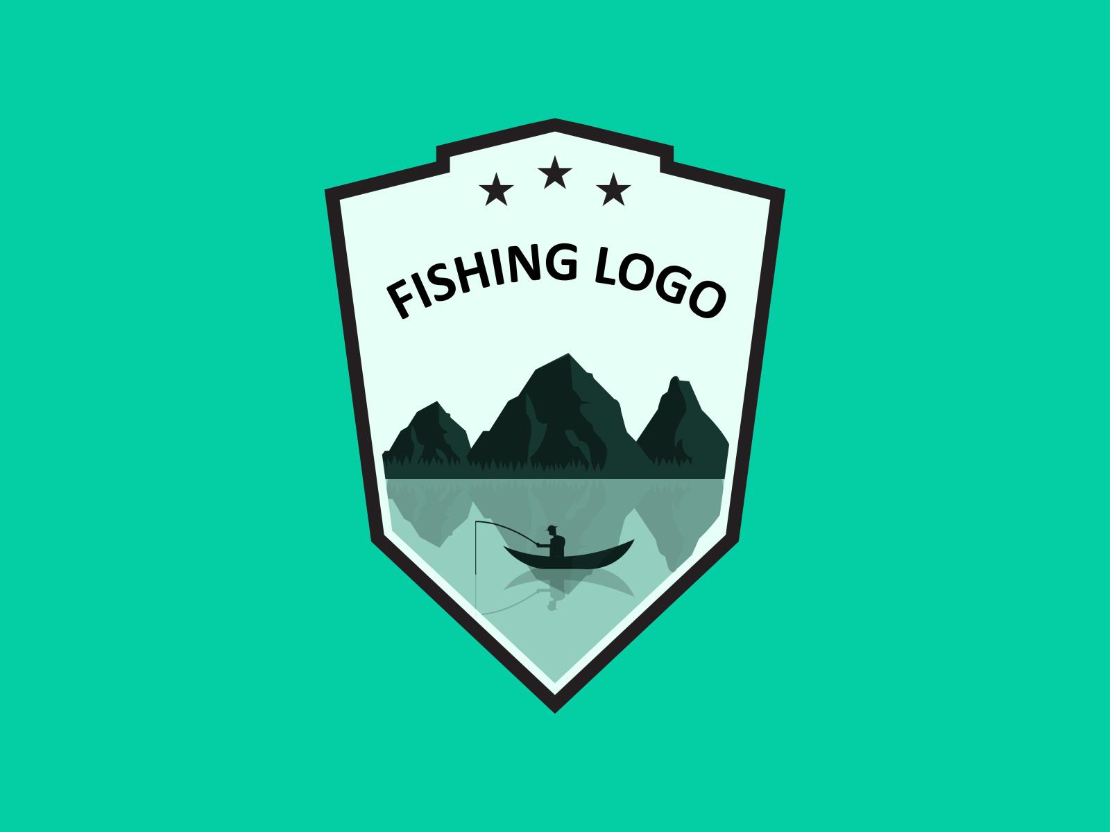 FISHING LOGO by Arafat Rahman on Dribbble