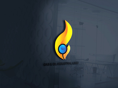 GAS & OIL INDUSTRIAL LOGO MOCKUP