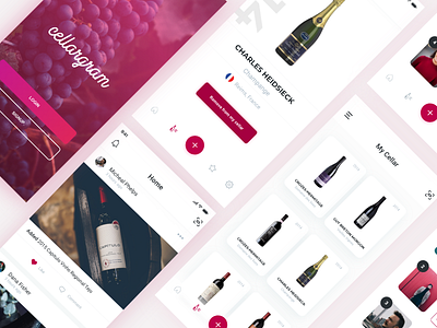 Wine Cellar App UX UI