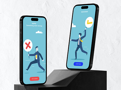 Mobile app design message