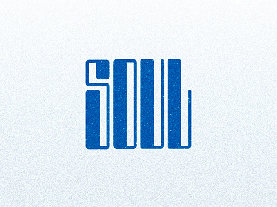SOUL illustration type typography