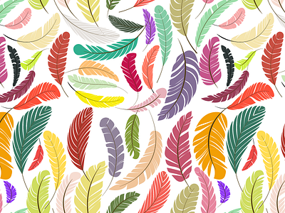 Seamless Feather Pattern feather pattern seamlessm