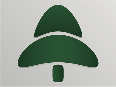 Round Tree green logo tree