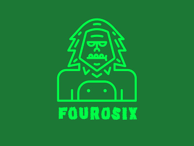 Squatch - fourOsix graphic design illustration merchandise montana pnw sasquatch teeshirt