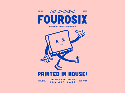 Mr. Squeegee - fourOsix graphic design illustration merchandise montana screenprinting squeegee teeshirt typography