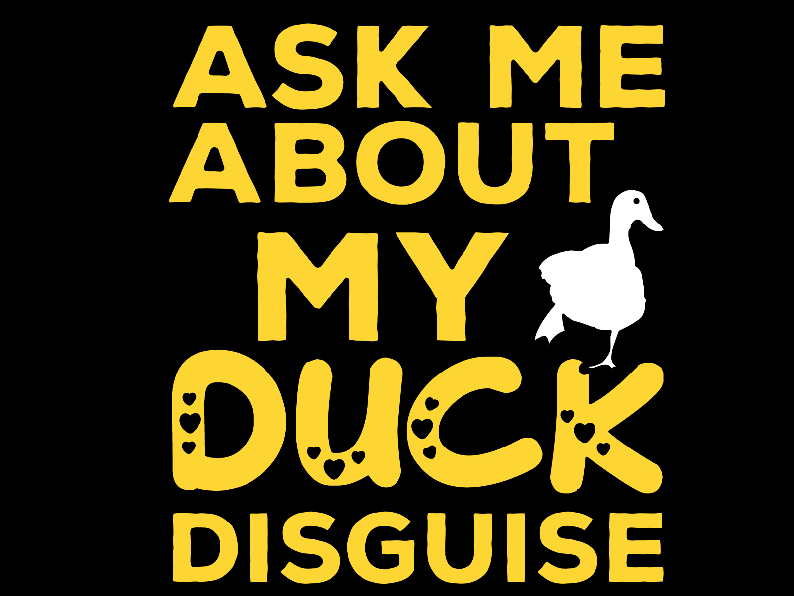 Ask me about my duck disguise by emely on Dribbble