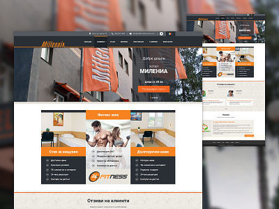 Millennia Web site bootstrap css design graphic design html ui ux web design wordpress