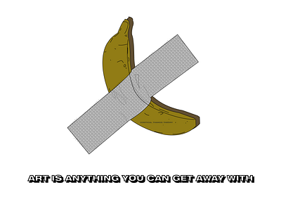 Art Basel Banana Illustration design illustration mcluhan media theory meme memes milennials thanos collective