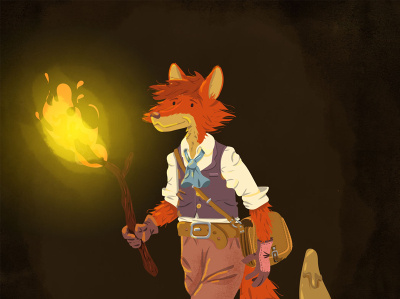 Explorateur adobe illustrator fox illustration illustrator vectoriel
