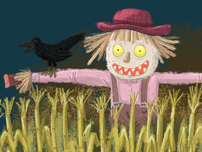 scarecrow crow halloween scarecrow