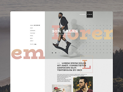 Hello Dribbble debut design ecommerce eshop minimalism ui ux webdesign