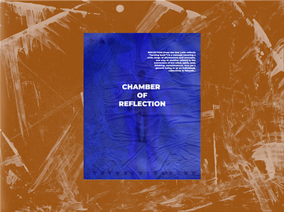 Постер "CHAMBER OF REFLECTION" design graphic design постер