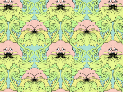 Puke & Shit Wallpaper illustration pattern puke shit vomit wallpaper