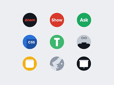Designer News 2.0 Badges apple badge badges browser button buttons clean css steve type video