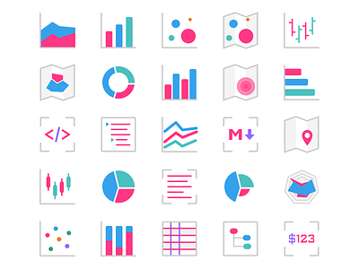 Vizy icons by Eliz Kılıç on Dribbble