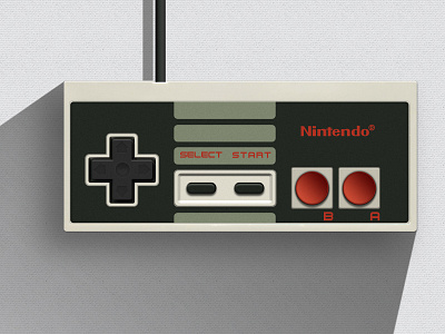 Nintendo controller Done! art button buttons control controller illustration illustrator nes nice nintendo photoshop ps retro snes