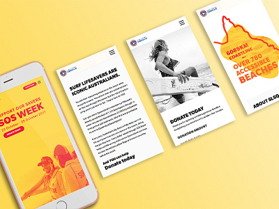 Surf Life Saving Queensland - SOS Week Mobile Views