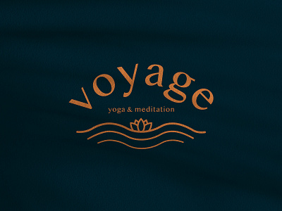 Voyage Yoga & Meditation Logo Concept