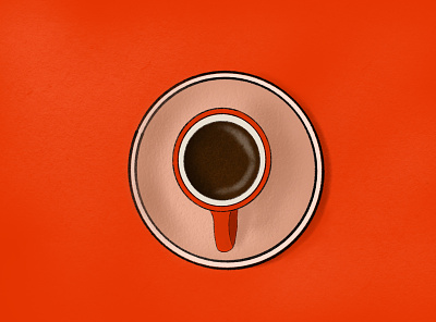 Coffee? Coffee. art coffee cup design illustration visual