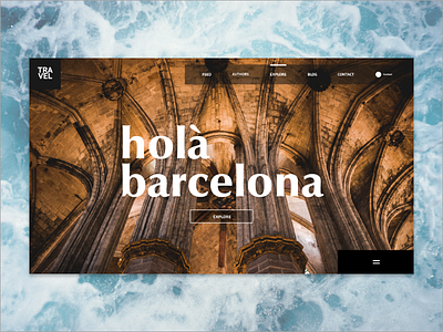 Barcelona barcelona city summer travel ui voyage web