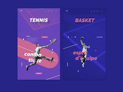Olympics Games art athletes ball basketball design montreal nike page run sport tennis ui web