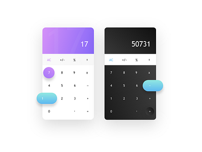 Calculator - Daily UI #004 calculator challenge dailyui design product ui ux