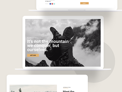 Mount & Meet activity adventure cloud graphicdesign mountain nature sport uidesign uiux website