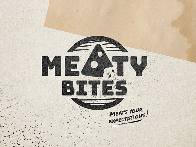 Meaty Bites Pizza Logo