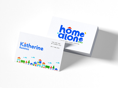 "Home Alone" Child Day Care Center branding design identity design logo logo design