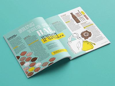 SYNDiCATE - Editorial design for Zero Waste Living article art design digital art editorial graphic design illustration magazine print design publication typography